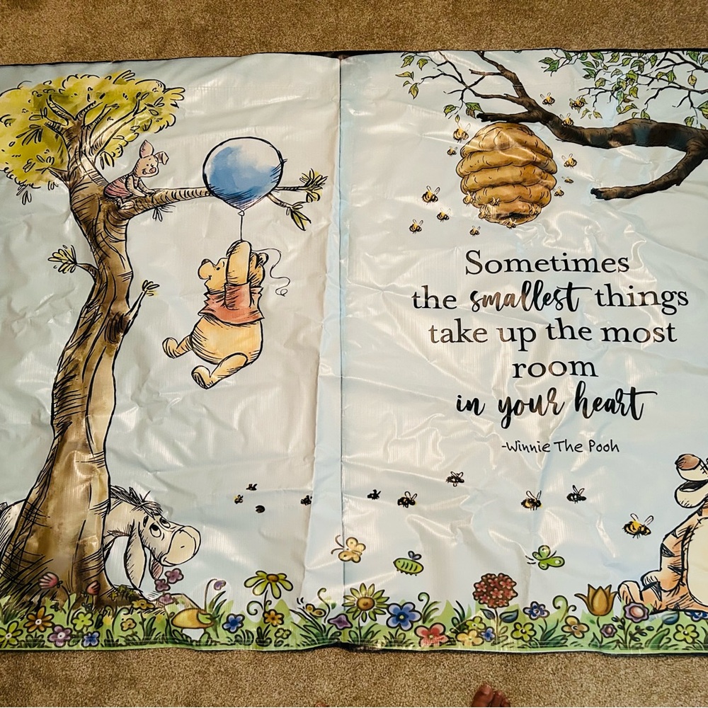 Pooh Bear Backdrop Hundred Acre Wood! For Baby Showers or Birthday Party